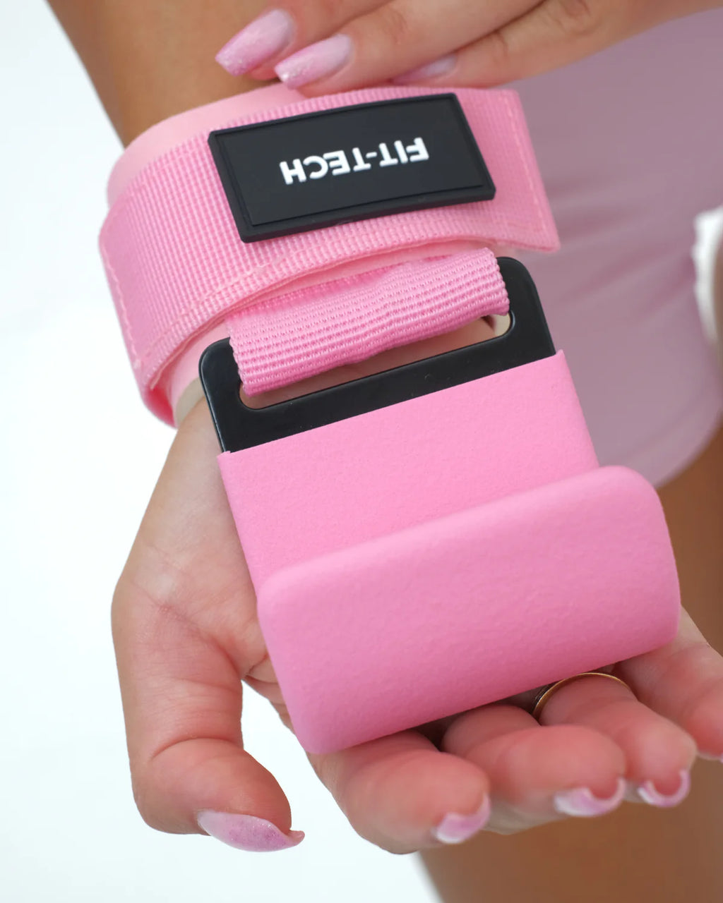 Pink Power Hooks - Lift Heavier Without Your Grip Giving Out