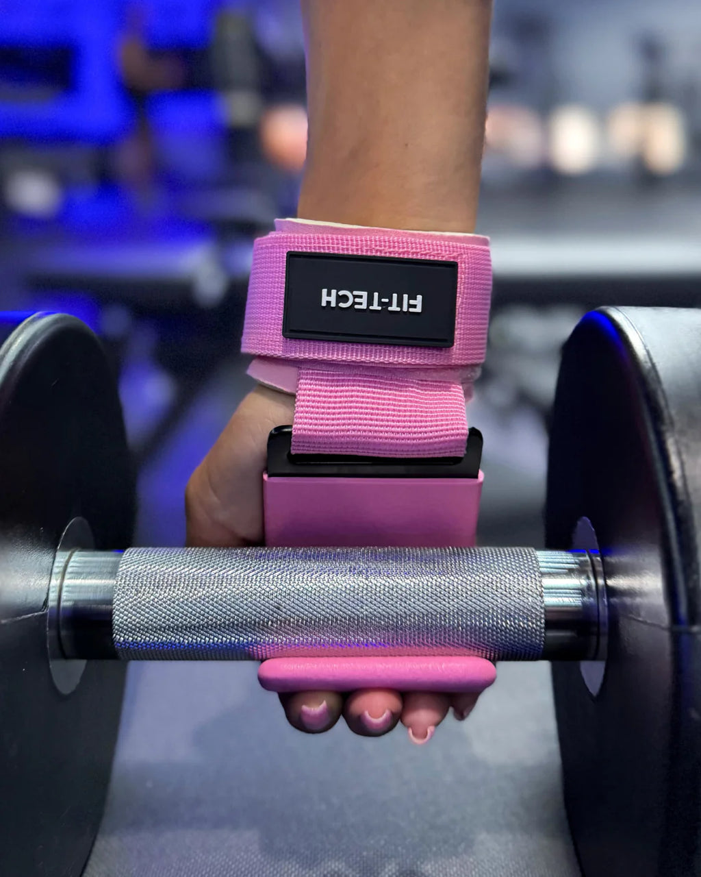 Pink Power Hooks - Lift Heavier Without Your Grip Giving Out
